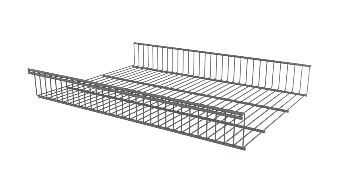 Изображение Корзина стационарная 603*440*85 серебристая